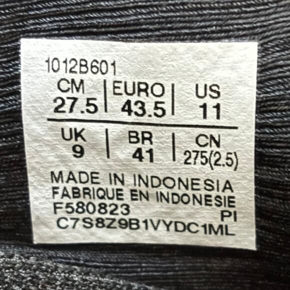 🔴 Asics Gel Nimbus 26 Women`s Size 11 Black White Athletic Shoes 1012B601 - Picture 8 of 8